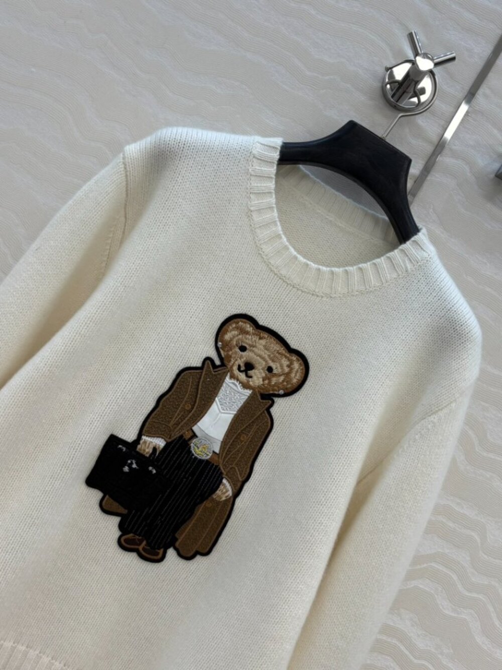 Ralph Lauren Gentleman Polo Bear Crew Neck Knit Sweater - Picture 3 of 7